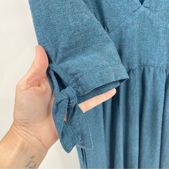 Mata Traders Cotton Fit & Flare Dress Small - Picture 3 of 6